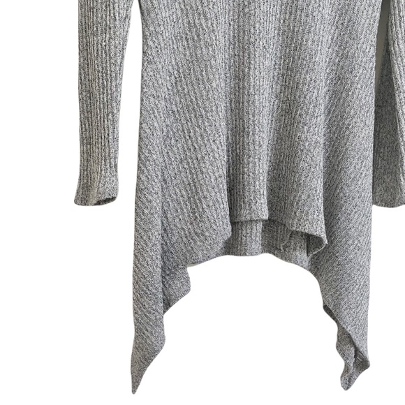 Joyce Leslie • Handkerchief Hem Cowl Neck Sweater - Picture 3 of 4